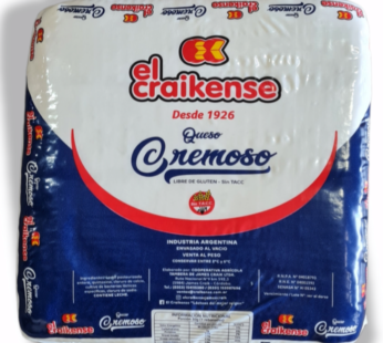 QUESO CREMOSO CRAIKENSE (PRECIO X KG)