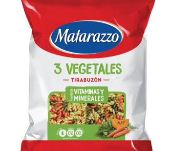 MATARAZZO 3 VEGETALES TIRABUZON X500GR