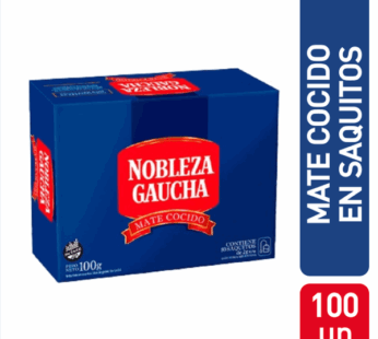 MATE COCIDO NOBLEZA GAUCHA  X100 UN