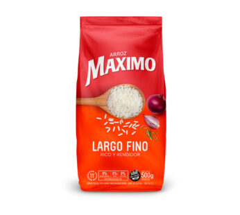ARROZ LARGO FINO X 500gr BOLSA MÁXIMO
