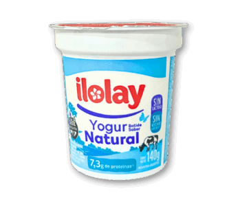 YOGUR  NATURAL ILOLAY X140GR